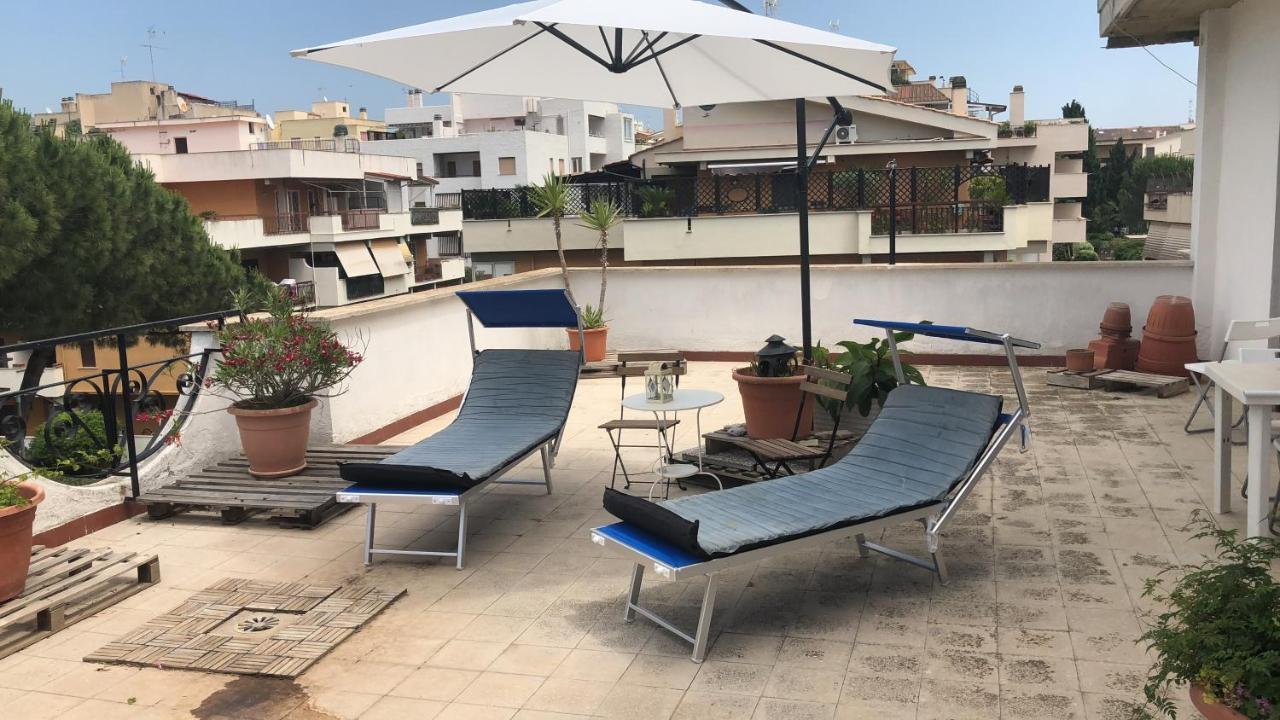 Attico Terramare - Beach & Maxi Terrace & Electricbbq Санта-Маринелла Екстер'єр фото