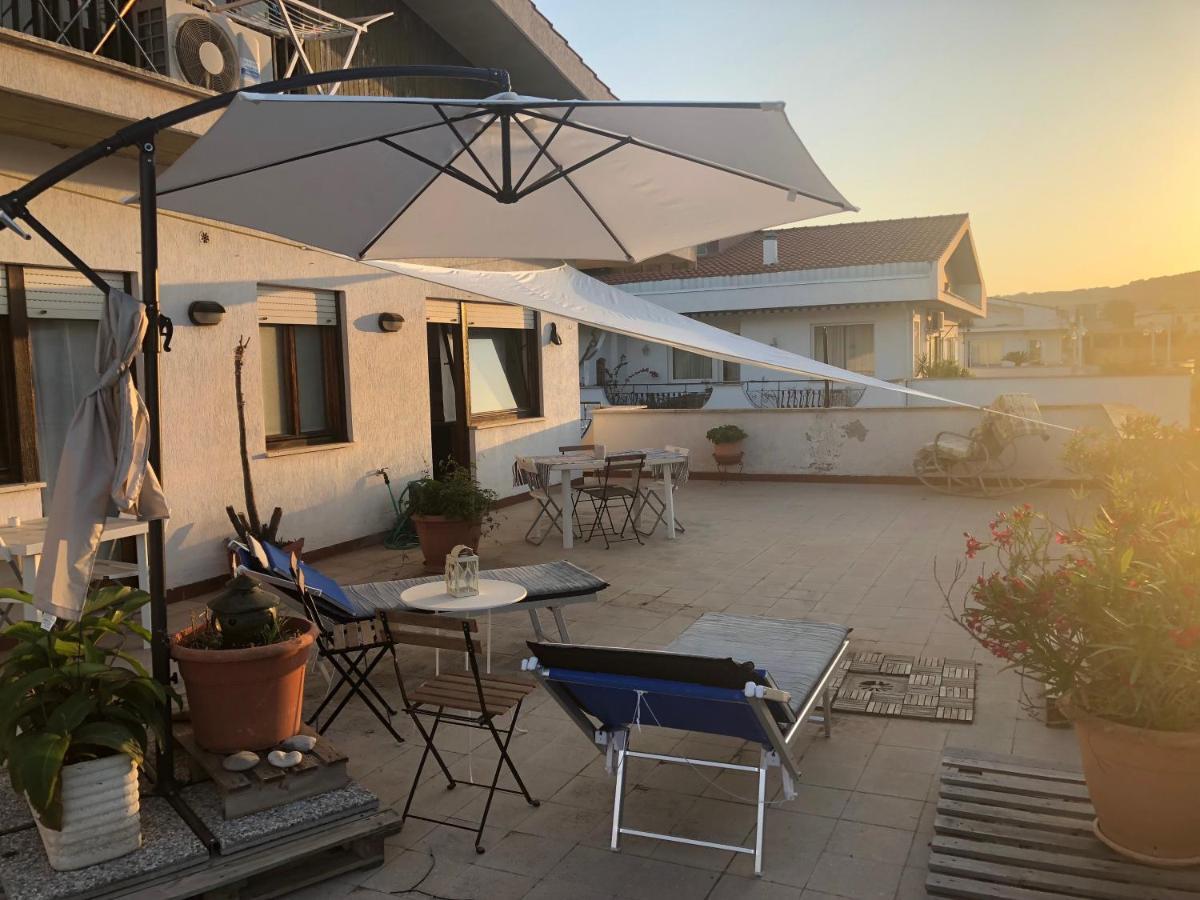 Attico Terramare - Beach & Maxi Terrace & Electricbbq Санта-Маринелла Екстер'єр фото